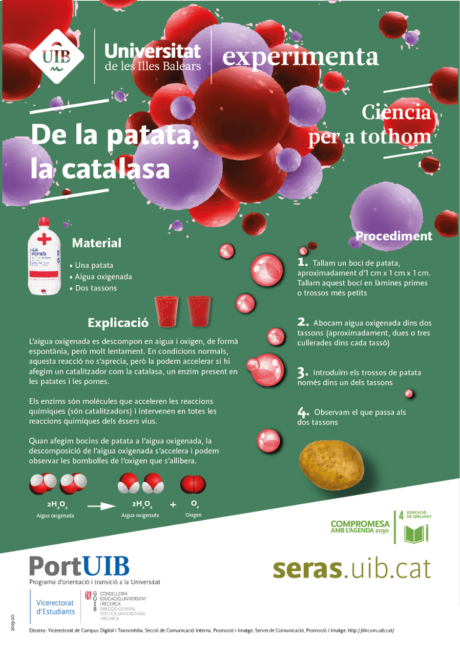De la patata, la catalasa